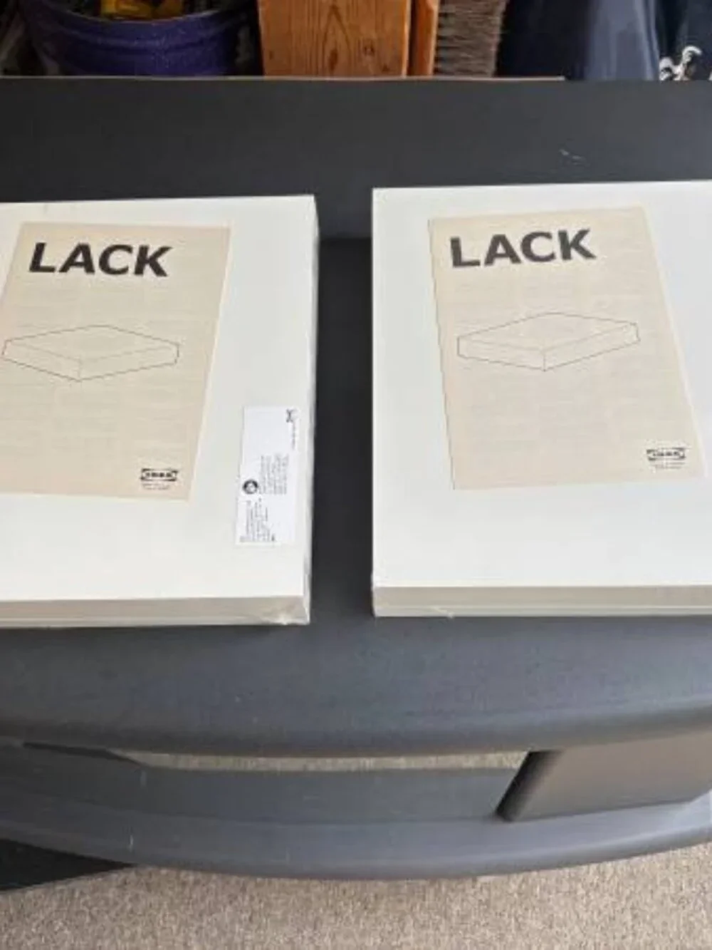 NEW! 2 Ikea LACK Floating Wall Shelf 11 3/4